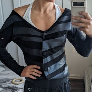 Printed doleman sleeve sweatshirt